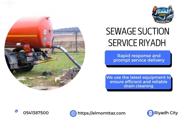 Sewage Suction Service Riyadh